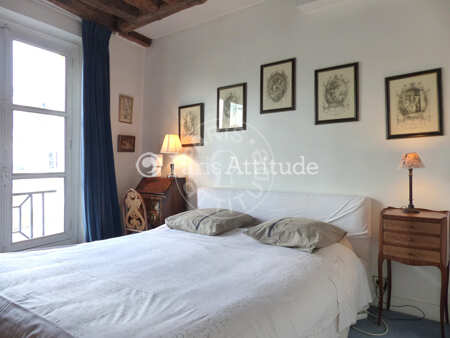 Quarto Apartamento mobilado - 83m²  - 2 quartos - Châtelet - Paris