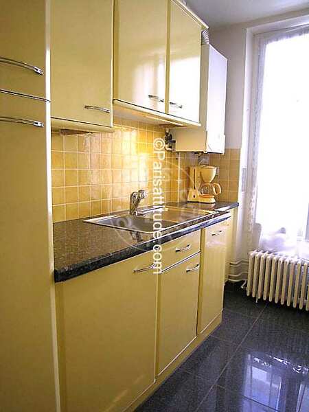 Cuisine Appartement meublé - 54m²  - 1 chambre - Tour Eiffel - Paris