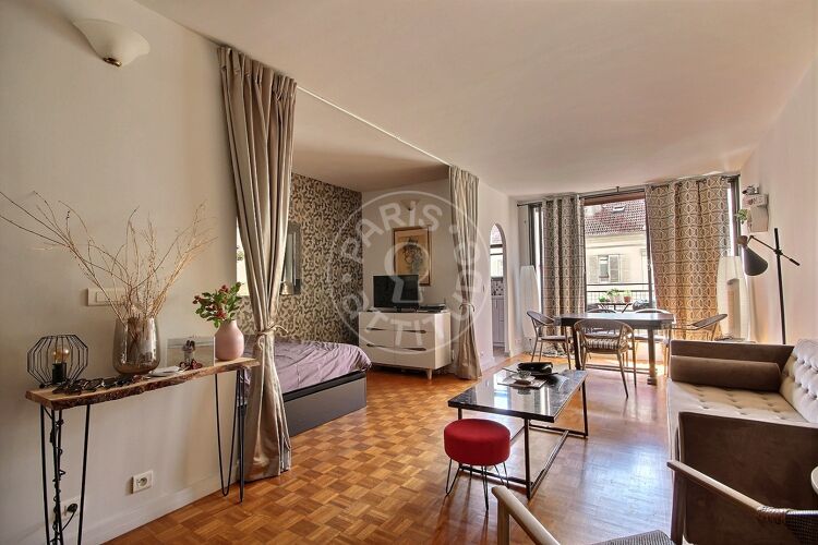Salon - Studio alcove meublé - Neuilly-sur-Seine 92200 - 2505