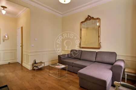 Living room Furnished apartment - 44m²  - 1 bedroom - Champs-Elysées - Paris