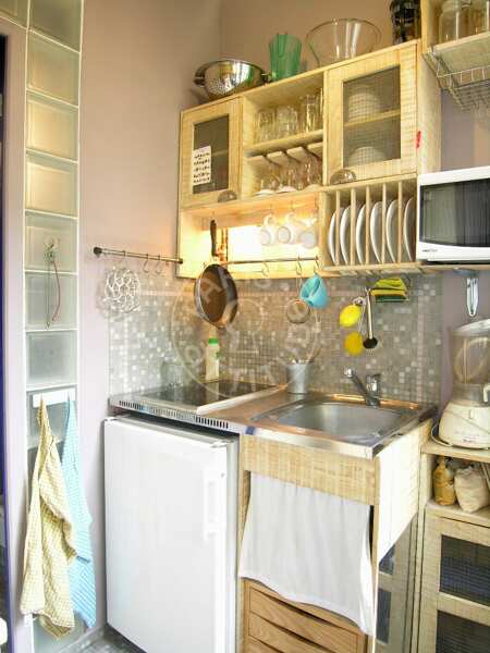 Küche Möblierte studio - 20m²  - Grands Boulevards / Bonne Nouvelle - Paris