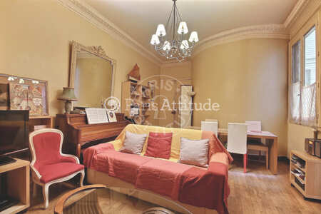 Sala Apartamento mobilado - 50m²  - 1 quarto - Les Gobelins - Paris
