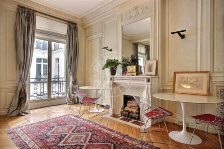 Sala de jantar Apartamento mobilado - 56m²  - 1 quarto - Opéra - Paris