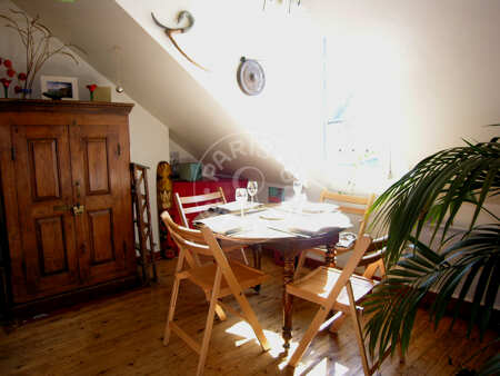 Sala de jantar Apartamento mobilado - 32m²  - 1 quarto - Sacré-Cœur - Paris