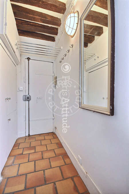 Entrance Furnished studio alcove - 25m²  - Montorgueil - Paris