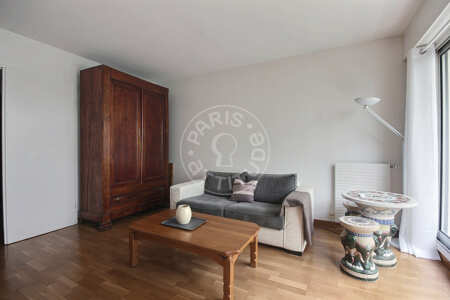 Wohnzimmer Möblierte wohnung - 51m²  - 1 Zimmer - Marx Dormoy - Paris