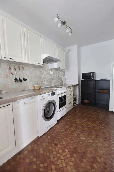 Küche Möblierte wohnung - 51m²  - 1 Zimmer - Marx Dormoy - Paris