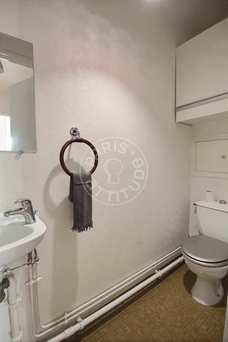 WC Möblierte wohnung - 51m²  - 1 Zimmer - Marx Dormoy - Paris
