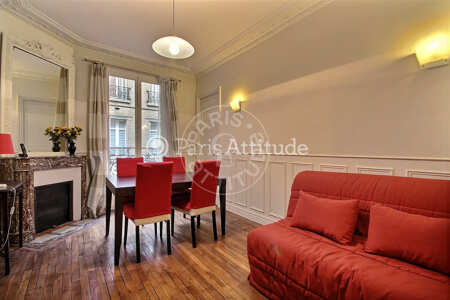 Dining room Furnished apartment - 69m²  - 2 bedrooms - Tour Eiffel - Paris