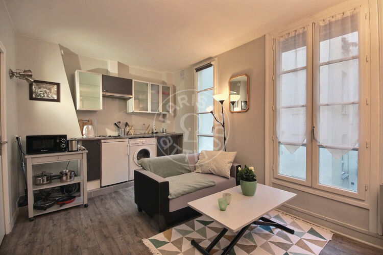 Salon - Studio meublé - Paris 75009 - 2630