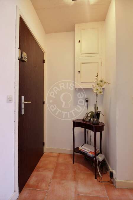 Entrée Appartement meublé - 41m²  - 1 chambre - Gambetta - Paris