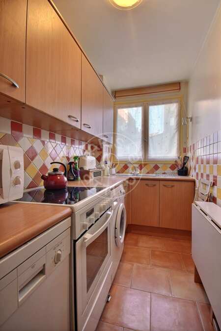 Cuisine Appartement meublé - 41m²  - 1 chambre - Gambetta - Paris