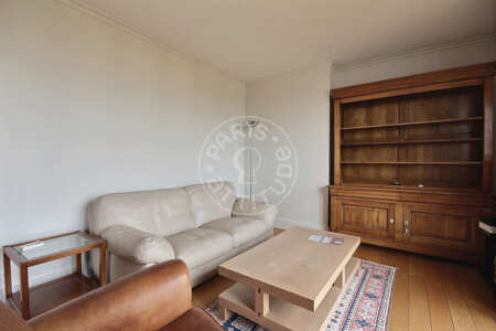 Wohnzimmer Möblierte wohnung - 87m²  - 2 Zimmer - Boulogne-Billancourt - Paris