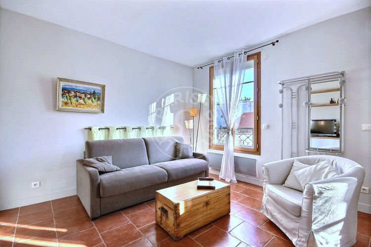 Living room - Furnished studio - Paris 75011 - 2689