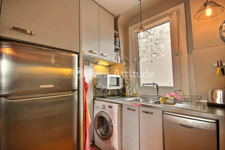 Cuisine Appartement meublé - 65m²  - 1 chambre - Latin / Saint-Michel - Paris