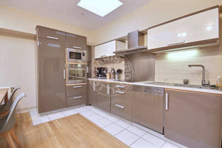 Küche Möblierte wohnung - 76m²  - 2 Zimmer - Batignolles - Paris