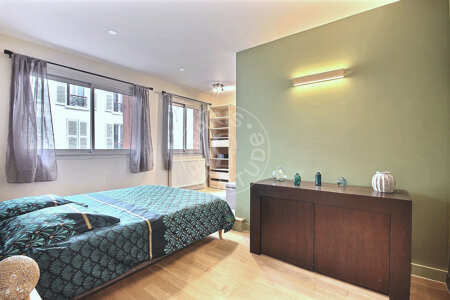 Schlafzimmer Möblierte wohnung - 76m²  - 2 Zimmer - Batignolles - Paris