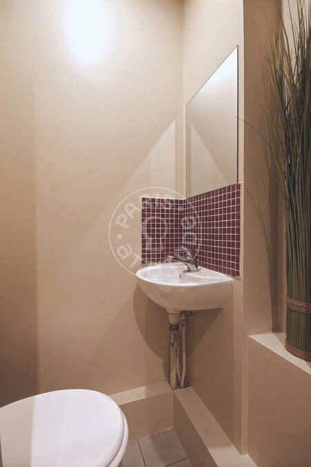 WC Möblierte wohnung - 76m²  - 2 Zimmer - Batignolles - Paris