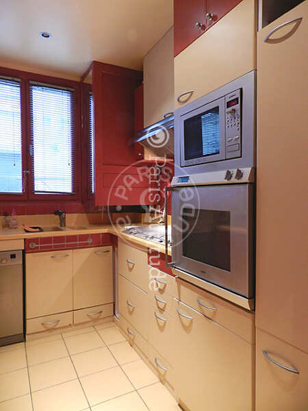 Cozinha Apartamento mobilado - 80m²  - 2 quartos - Jardin du Luxembourg - Paris