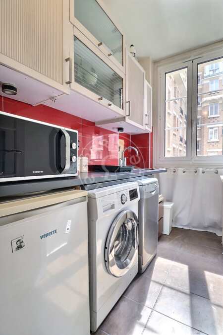 Cozinha Apartamento mobilado - 31m²  - 1 quarto - Jardin du Luxembourg - Paris
