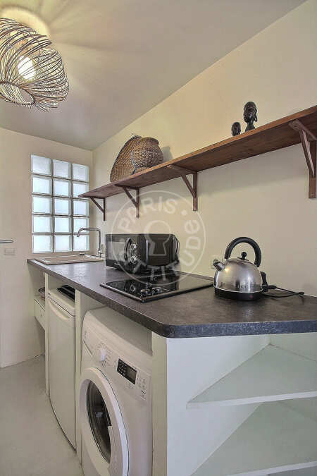 Cocina Piso amueblado - 35m²  - 1 dormitorio - Jardin du Luxembourg - París