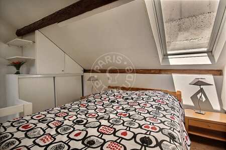 Bedroom Furnished duplex - 31m²  - 1 bedroom - Alésia - Paris