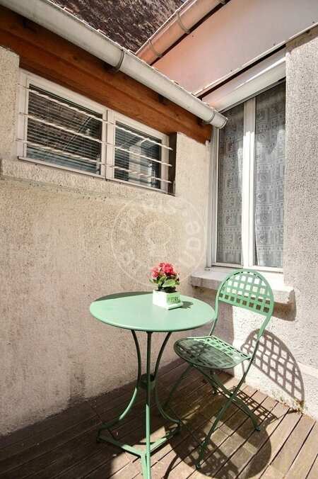Terrace Furnished duplex - 31m²  - 1 bedroom - Alésia - Paris