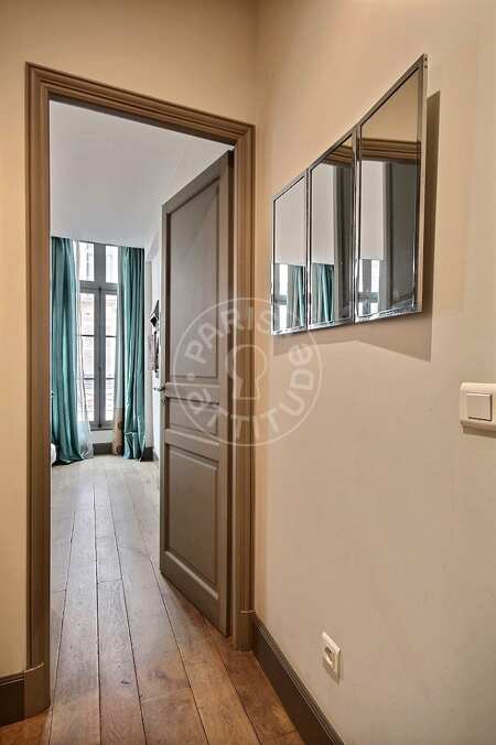 Entrada Apartamento mobilado - 42m²  - 1 quarto - Montorgueil - Paris