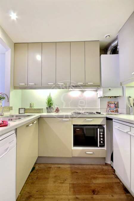 Cozinha Apartamento mobilado - 42m²  - 1 quarto - Montorgueil - Paris
