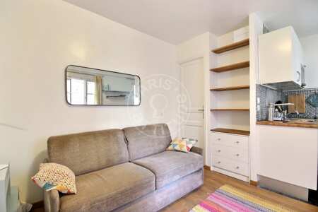 Salon Studio meublé - 16m²  - Saint Placide - Paris