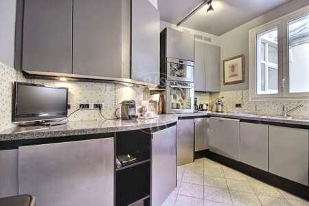 Cuisine Duplex meublé - 177m²  - 3 chambres - Port Royal / Raspail - Paris
