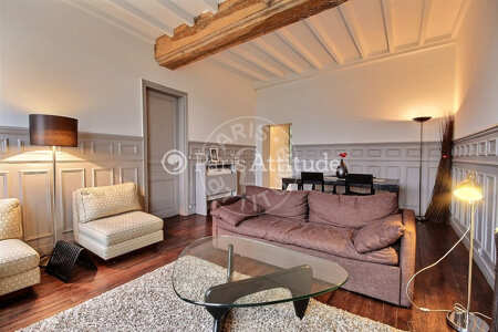 Sala Apartamento mobilado - 50m² - 1 quarto - Ile de la Cité - Paris