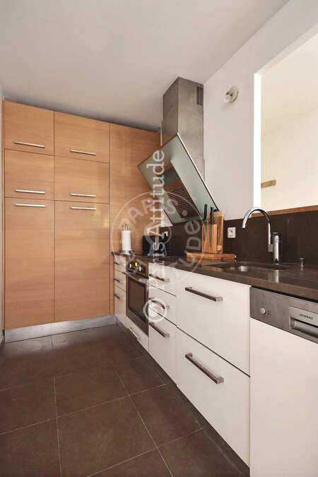 Cuisine Appartement meublé - 62m²  - 2 chambres - Bastille - Paris