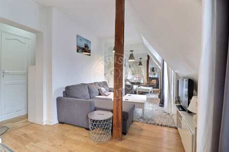 Sala Apartamento mobilado - 32m²  - 1 quarto - Porte Maillot / Palais des Congrès - Paris