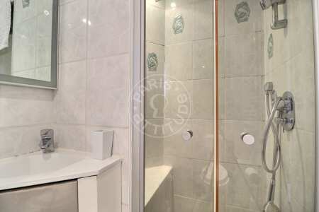Casa de banho Apartamento mobilado - 32m²  - 1 quarto - Porte Maillot / Palais des Congrès - Paris