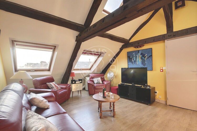 Living room - Furnished 2 bedrooms - Paris 75009 - 2996