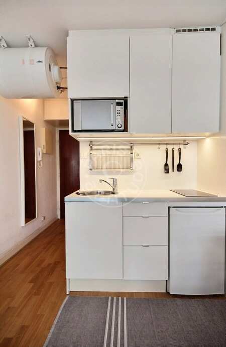 Cozinha Quitinete mobilado - 21m²  - Ménilmontant - Paris