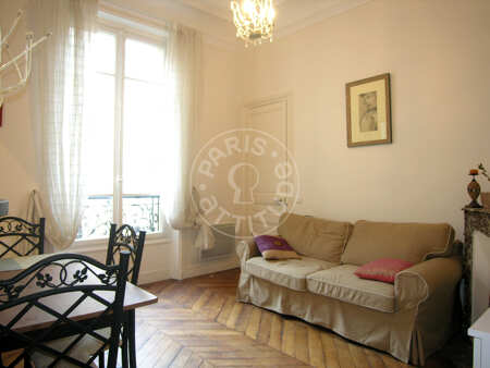 Sala Apartamento mobilado - 42m²  - 1 quarto - Parc Monceau - Paris
