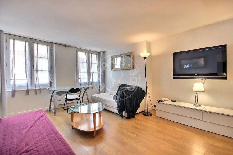 Living room - Furnished studio - Paris 75006 - 3024