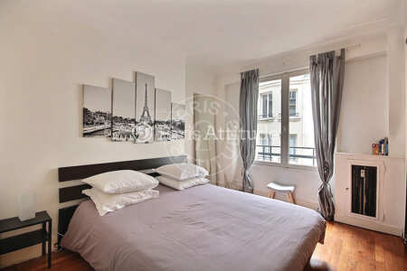 Bedroom Furnished apartment - 40m²  - 1 bedroom - Miromesnil - Paris