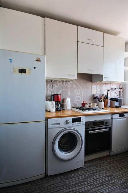 Küche Möblierte wohnung - 52m²  - 1 Zimmer - Montmartre / Place des Abbesses - Paris