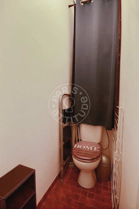 Toilet Furnished apartment - 40m²  - 1 bedroom - Plaisance / Pernety - Paris