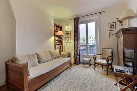 Sala Apartamento mobilado - 43m²  - 1 quarto - Commerce - Paris