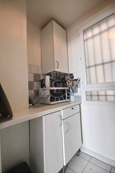 Küche Möblierte studio - 24m²  - Porte de Clichy - Paris