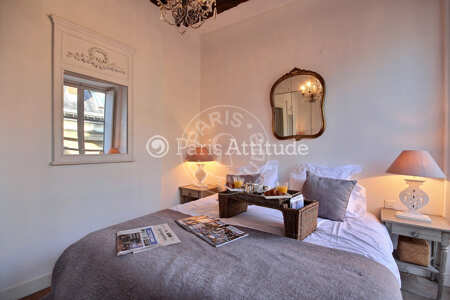 Bedroom Furnished apartment - 46m²  - 1 bedroom - Jardin du Luxembourg - Paris