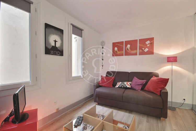 Living room - Furnished studio - Paris 75002 - 3101