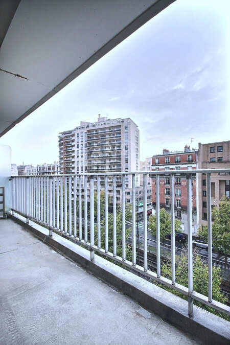 Balcone Appartamento arredato - 39m²  - 1 locale - Porte de Vincennes - Parigi