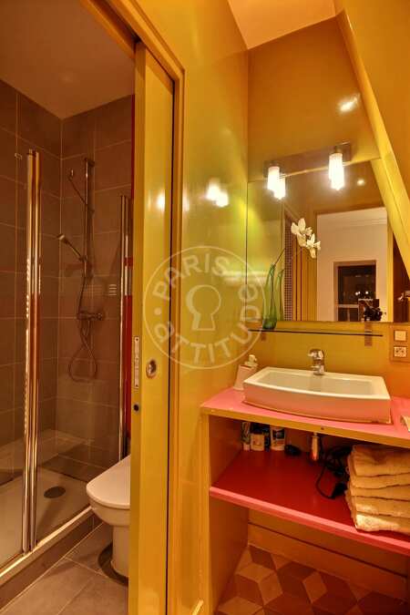 Bagno Appartamento arredato - 52m²  - 2 locali - Centre George Pompidou - Parigi