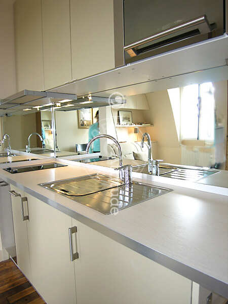 Cuisine Studio meublé - 22m²  - Miromesnil - Paris