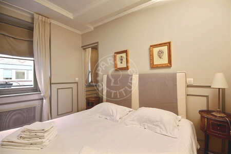 Bedroom Furnished apartment - 35m²  - 1 bedroom - Châtelet - Paris